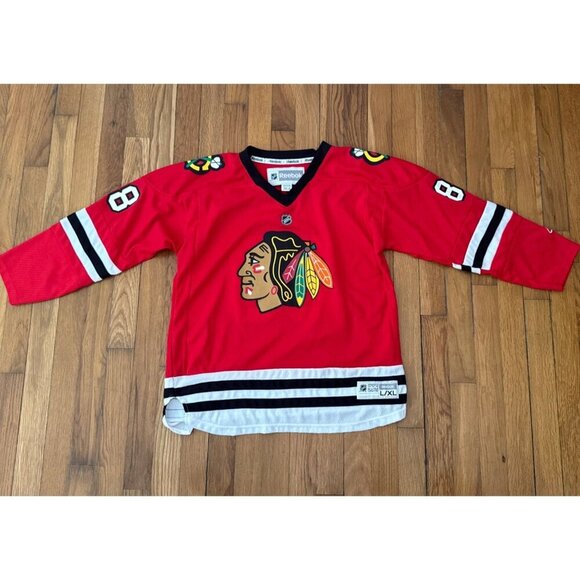 Reebok Other - Patrick Kane Chicago Blackhawks Red Reebok Jersey #88 Size Youth L/XL